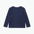 Kenzo Tiger Team Logo Longsleeve in Navy