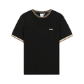 Boss Kids Crew-Neck T-shirt in Black