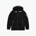 Boss Kids Logo Patch Hooded Jacket