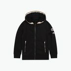 Boss Kids Logo Patch Hooded Jacket