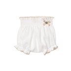 Paz Rodriguez Knitted Bloomer Set in White