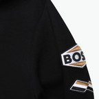 Boss Kids Logo Patch Hooded Jacket