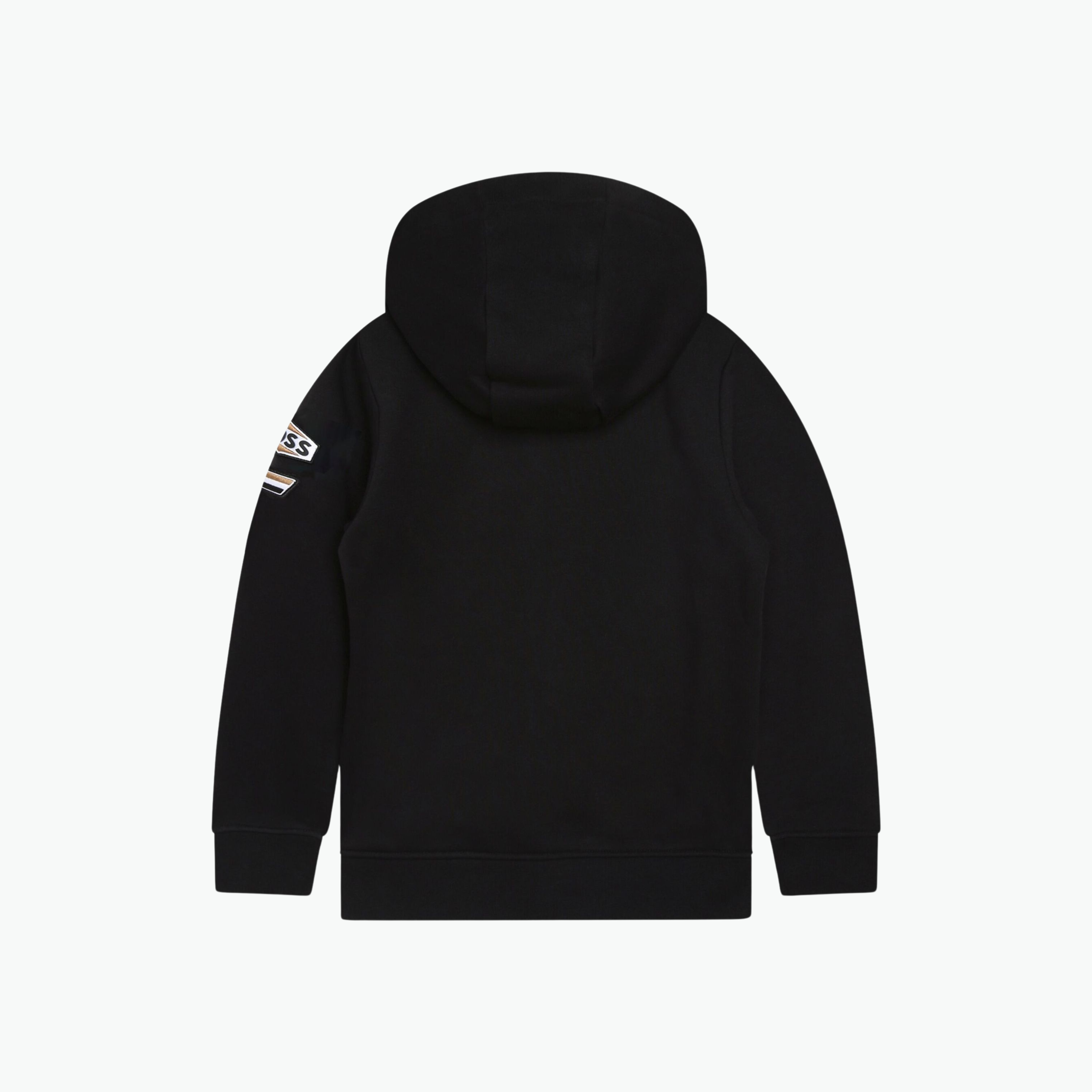 Boss Kids Logo Patch Hooded Jacket