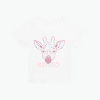 Kenzo Pink Deer T-Shirt in White
