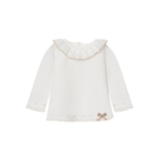 Paz Rodriguez Knitted Bloomer Set in White