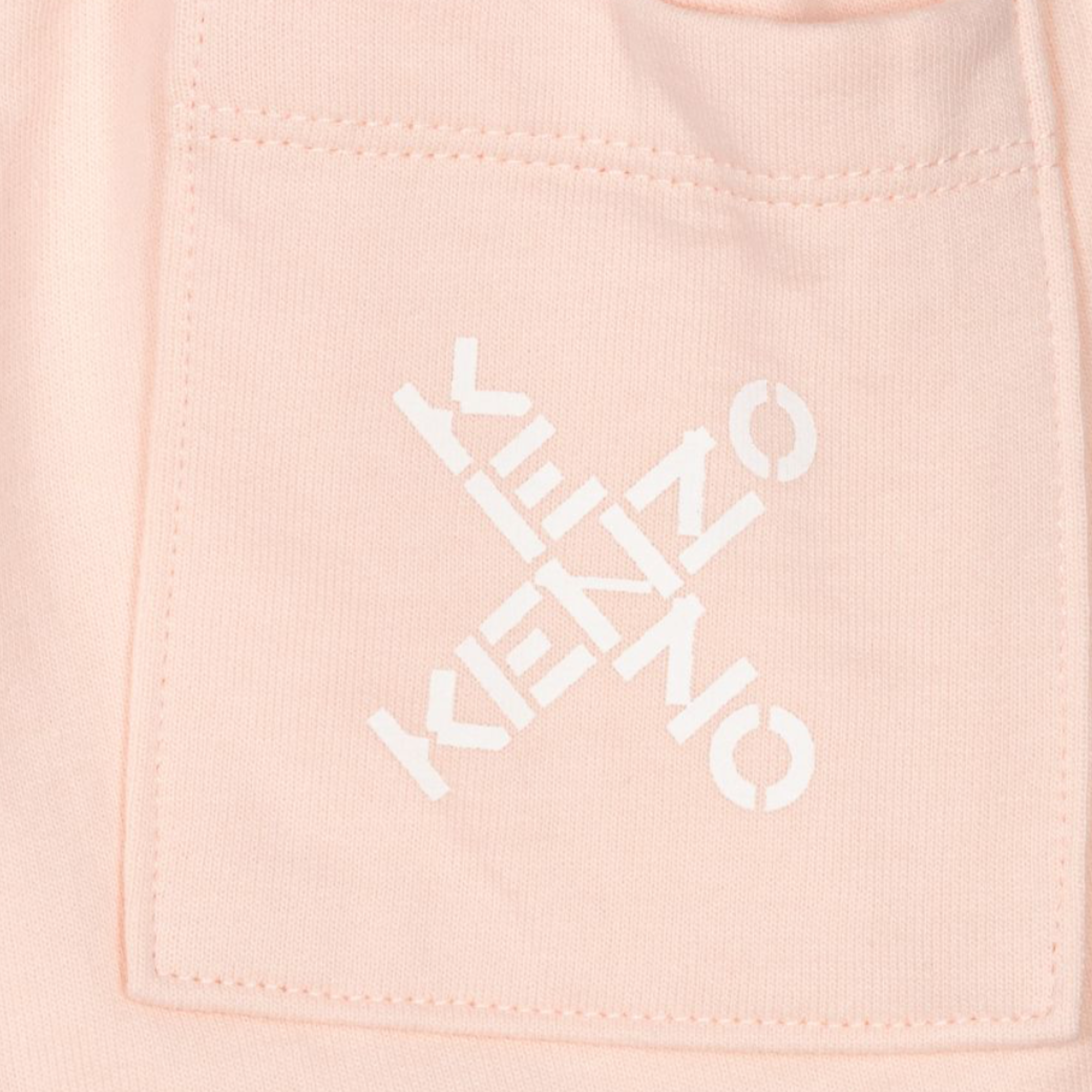 Kenzo Logo Shorts in Light Pink