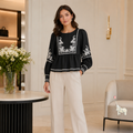 ba&sh Top Only Black S