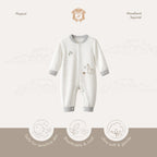 Kekeyo Playsuit Woodland Squirrel | 6M 9M 12M 18M 24M