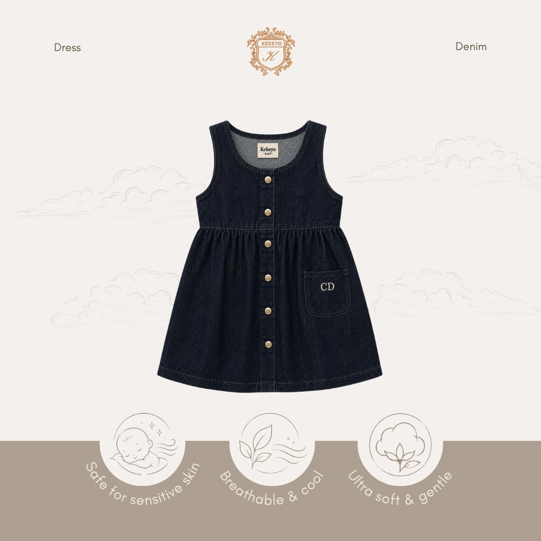 Kekeyo Dress Denim | 4-5Y