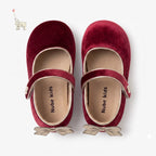 Nube-Butterfly Velvet Maroon