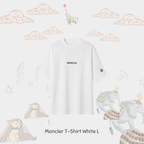 Moncler White T-Shirt L