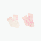 Kenzo Set of 2 Pairs Pink Socks ( Included With Box )