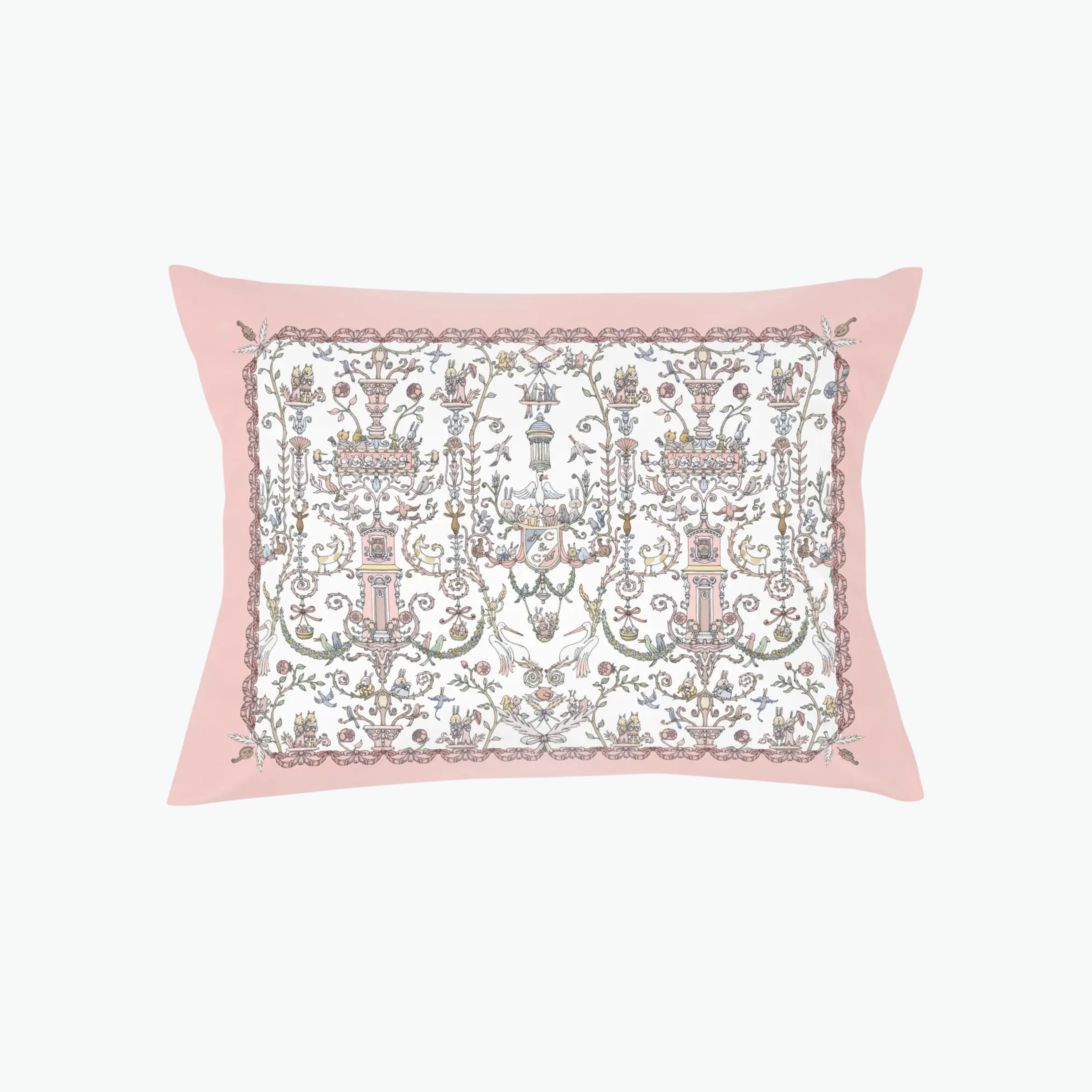 Atelier Choux x Caitlin Wilson Satin Cushion – Toile de Jouy