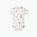 Atelier Choux Sweetie Pie Pink Newborn Baby Onesie