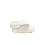 Boss Kids Baby Slippers in White