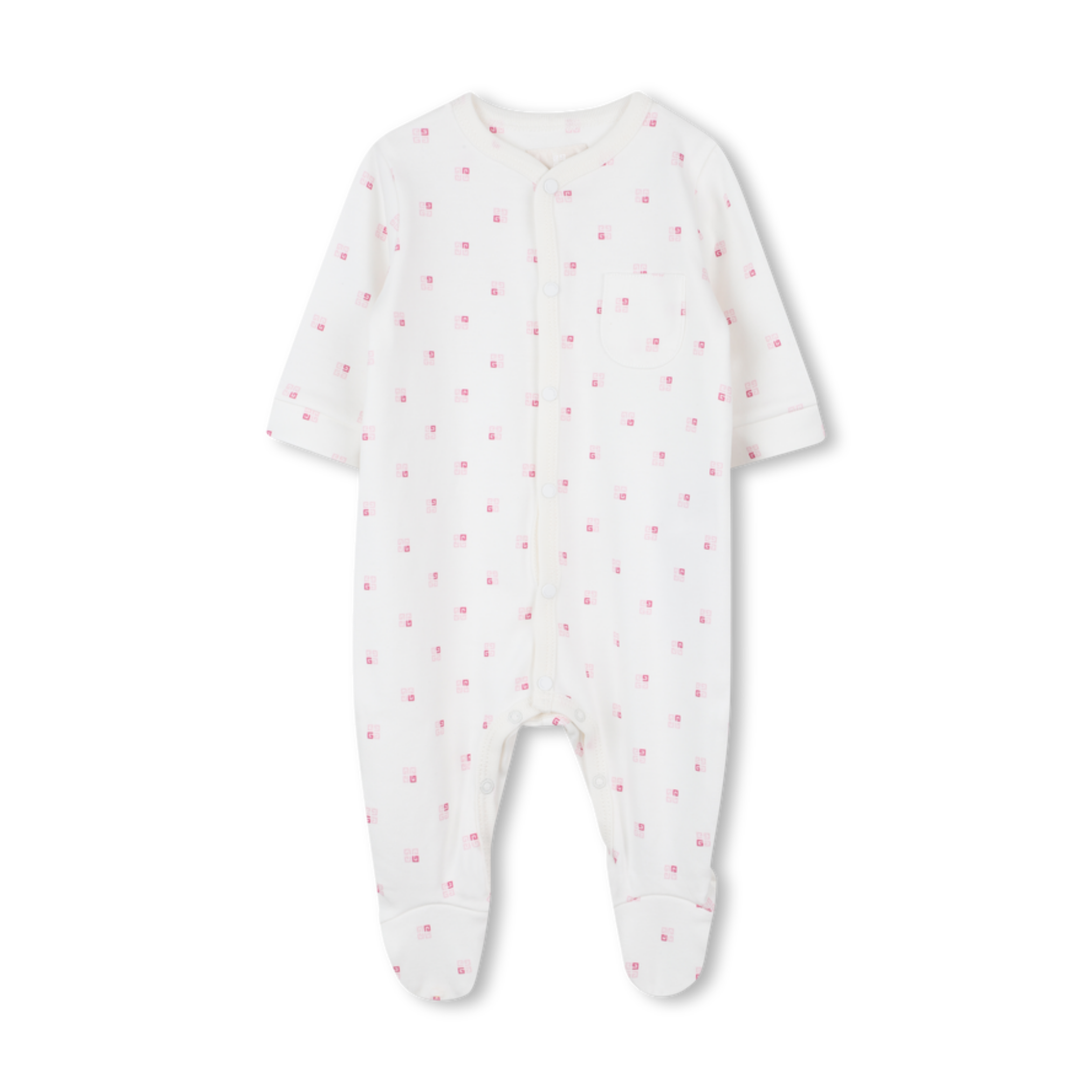 Givenchy Kids 4G Print Baby Pajamas set