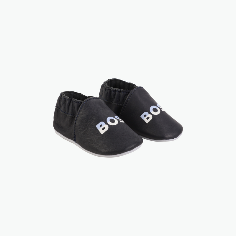 Boss Kids Baby Logo Print Sneakers