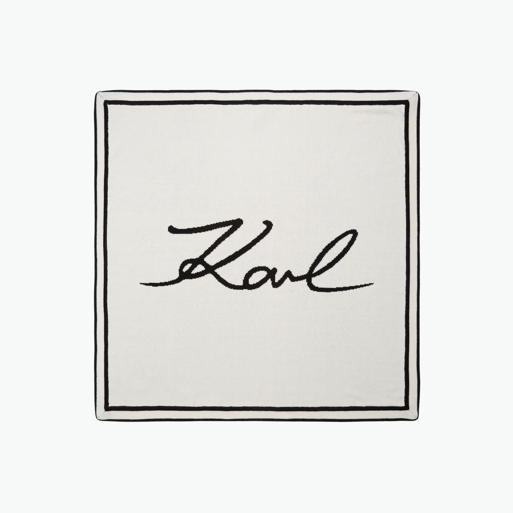 Karl Lagerfeld Logo Baby Blanket