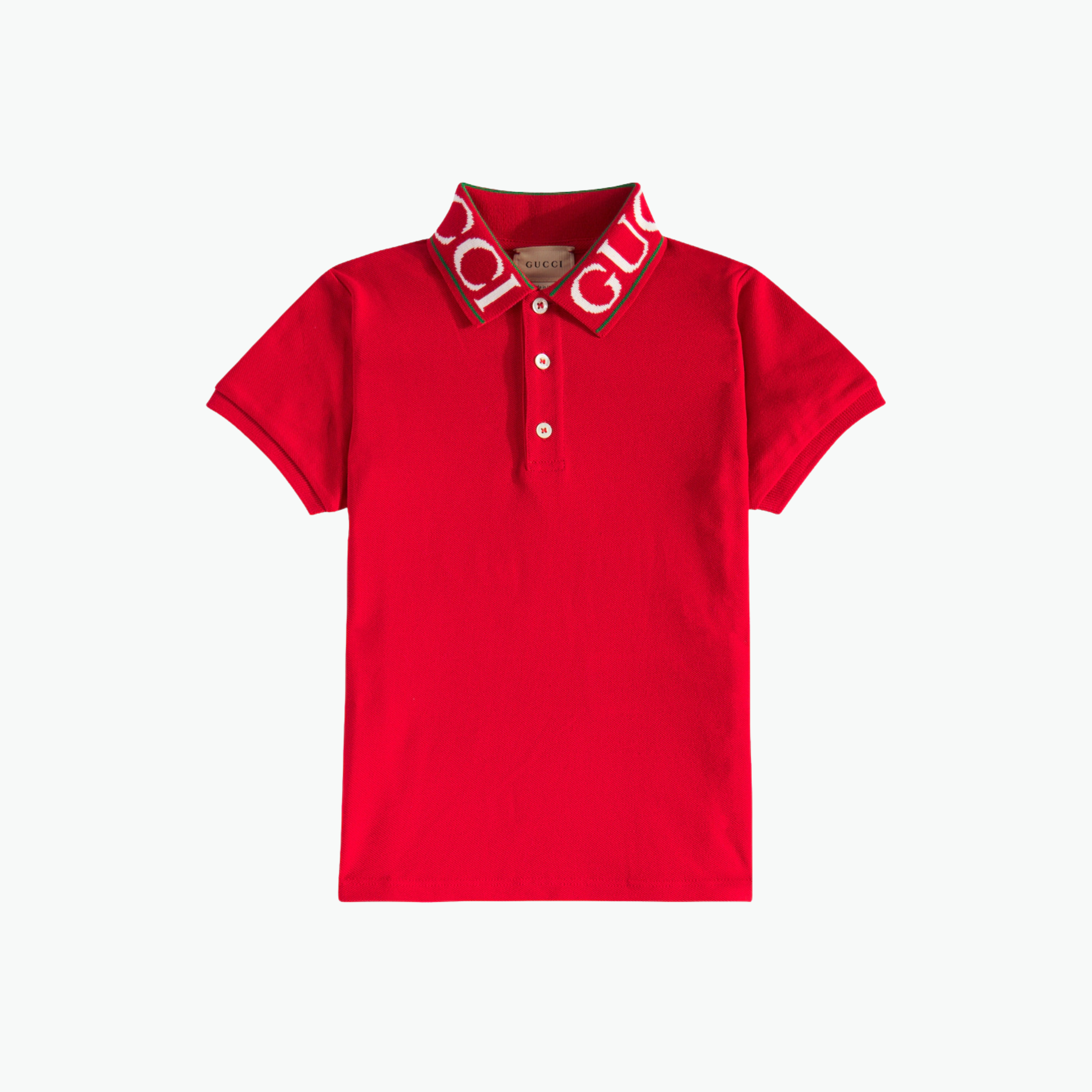 Gucci Kids Red Polo Shirt