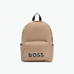 Boss Kids Canvas Backpack in Brown