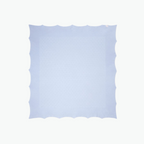 Paz Rodriguez Wool Knit Baby Blanket in Blue