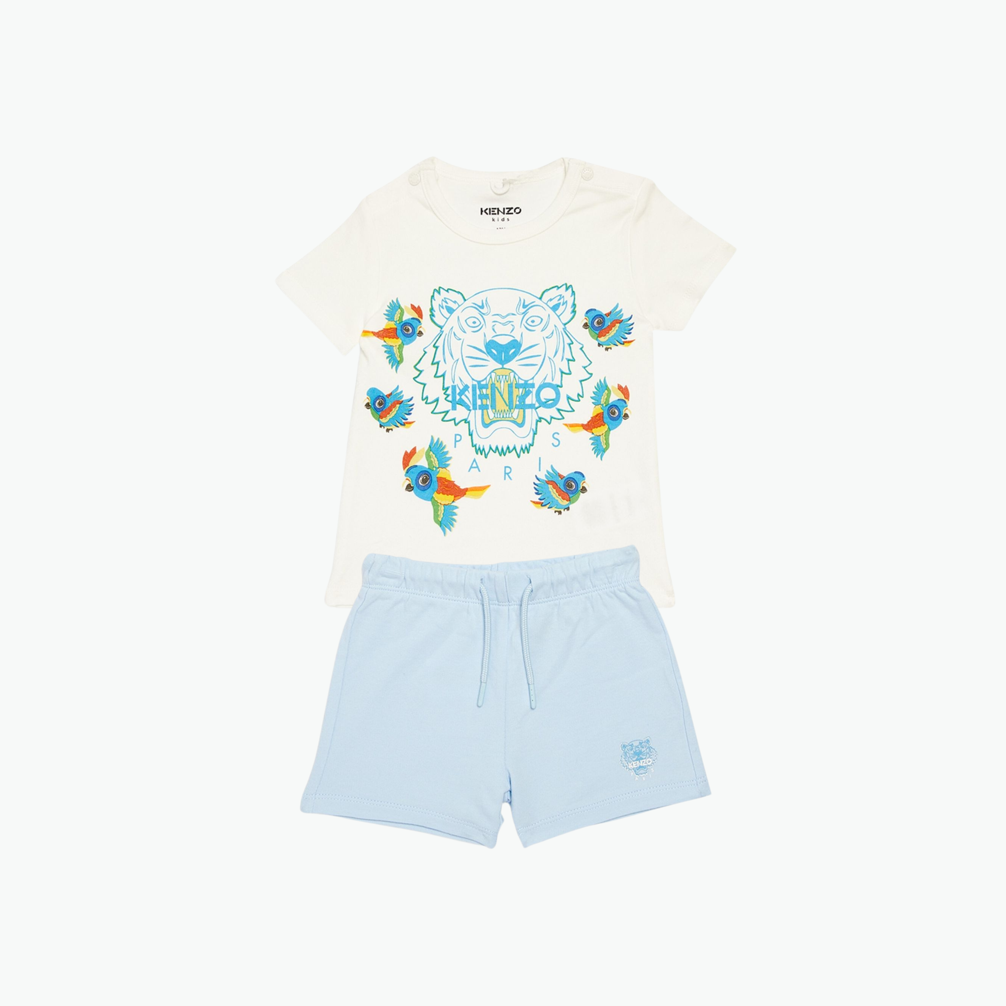 Kenzo Tiger & Birds Set in Cotton