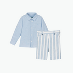 Abel & Lula Blue White Strip