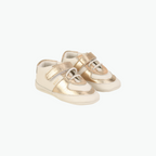 Boss Kids Baby Pre Walker Sneakers in Ivory Gold