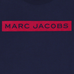 Marc Jacobs Kids Navy Logo Printed T-shirt