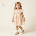 Gucci Logo Lace Dress in Cotton | 3Y