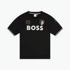 Boss Kids Stretch Fabric Embroidered Patches T-shirt