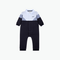 Boss kids Logo Print Romper in Navy