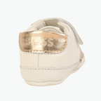 Boss Kids Baby Pre Walker Sneakers in Ivory Gold
