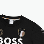 Boss Kids Stretch Fabric Embroidered Patches T-shirt