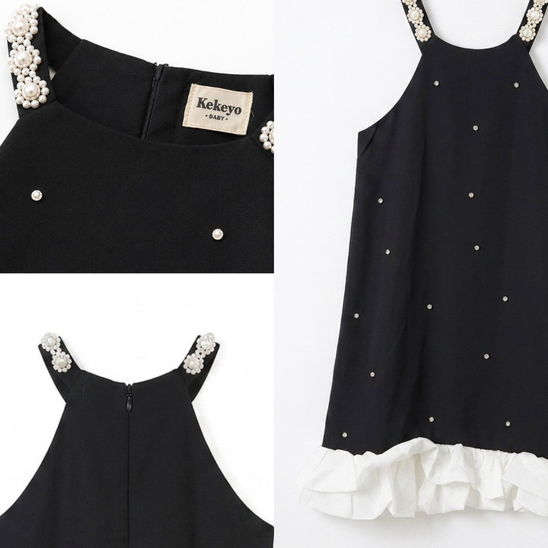 Kekeyo Chanelle Pearl Dress Cotton non-Sleeveless