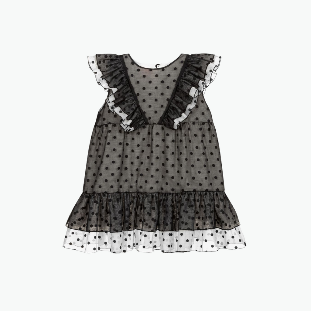 Wauw Capow Oline Dot Dress in Black