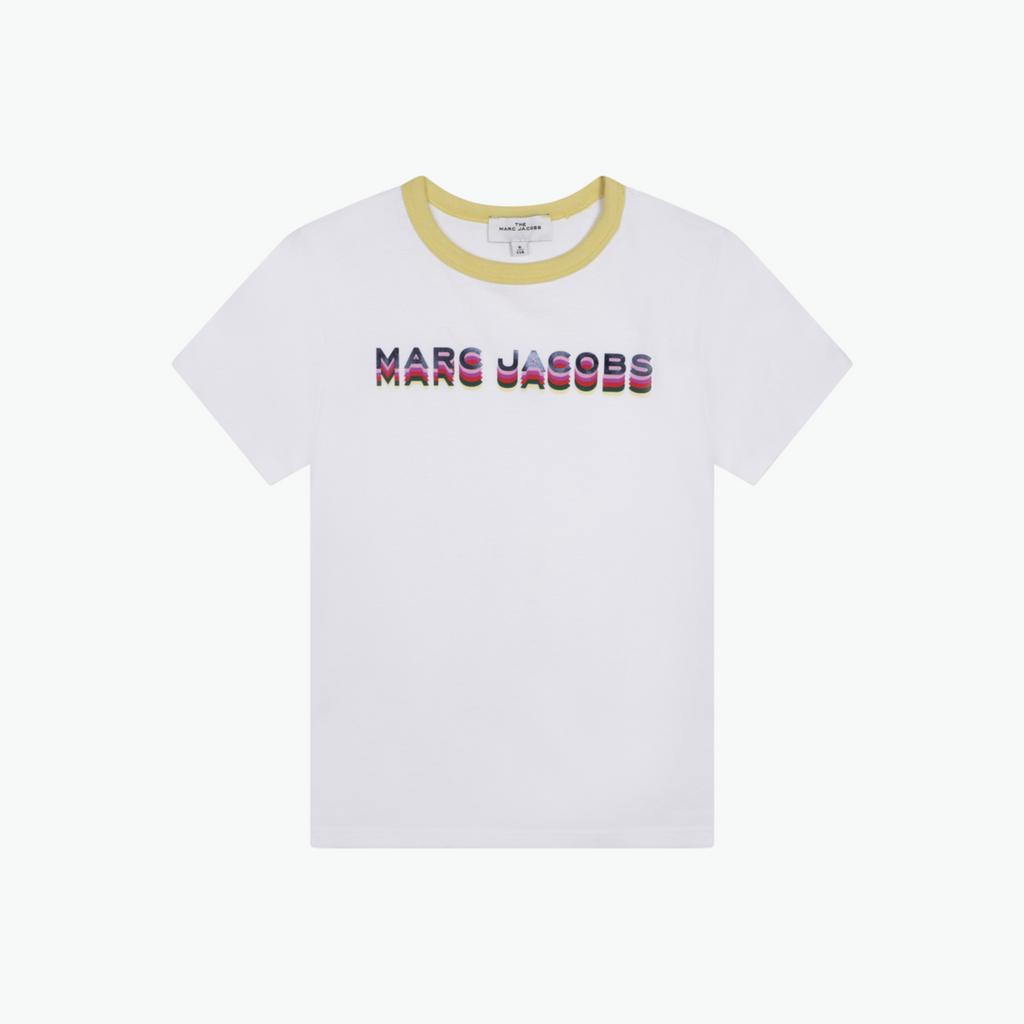 Marc Jacobs White Cotton T-Shirt With Print
