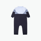 Boss kids Logo Print Romper in Navy