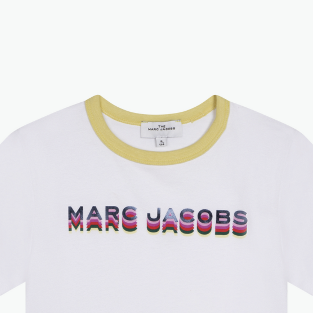Marc Jacobs White Cotton T-Shirt With Print