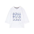 Boss Kids Baby Logo-Print Long-Sleeve T-shirt