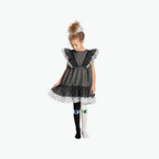 Wauw Capow Oline Dot Dress in Black