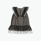 Wauw Capow Oline Dot Dress in Black
