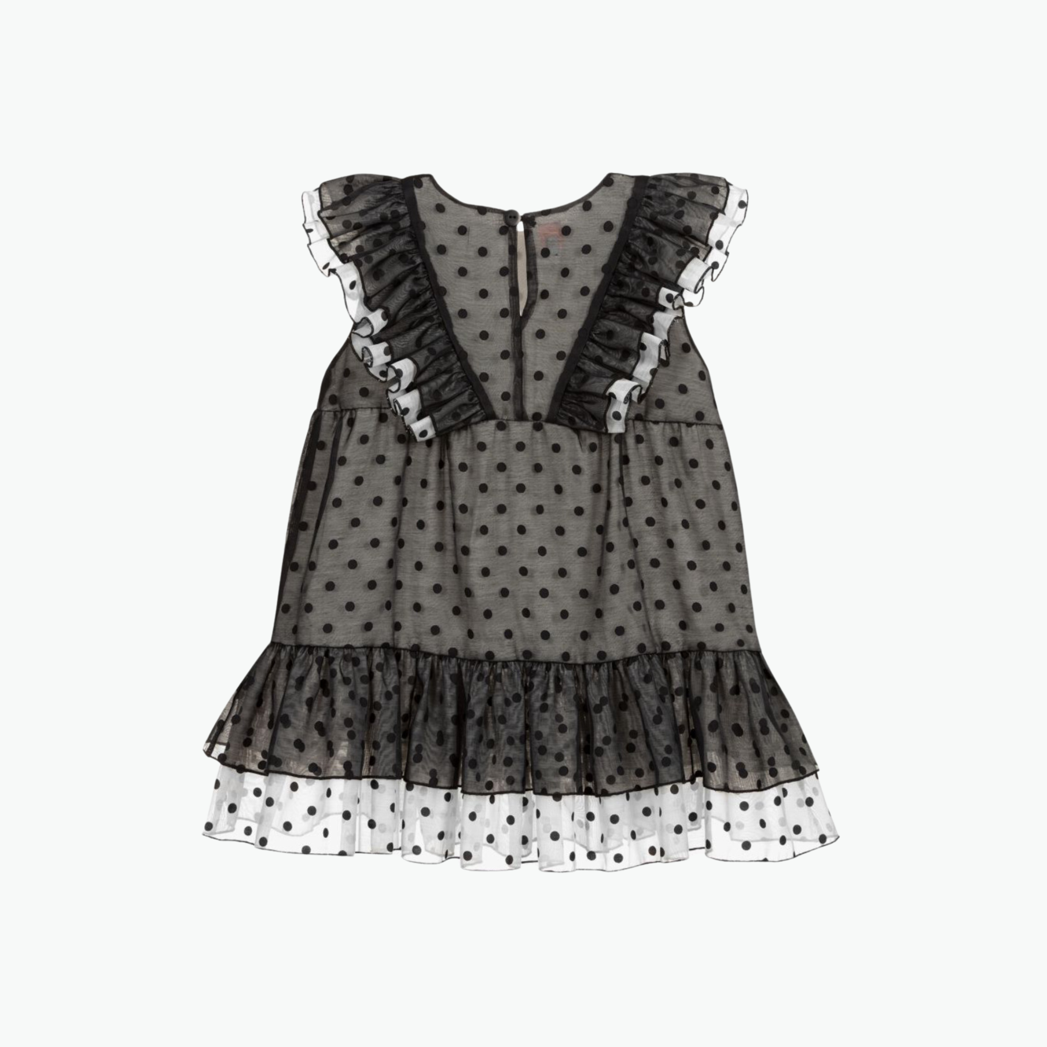 Wauw Capow Oline Dot Dress in Black