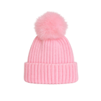 Kekeyo Knit Pom-Pom Hat