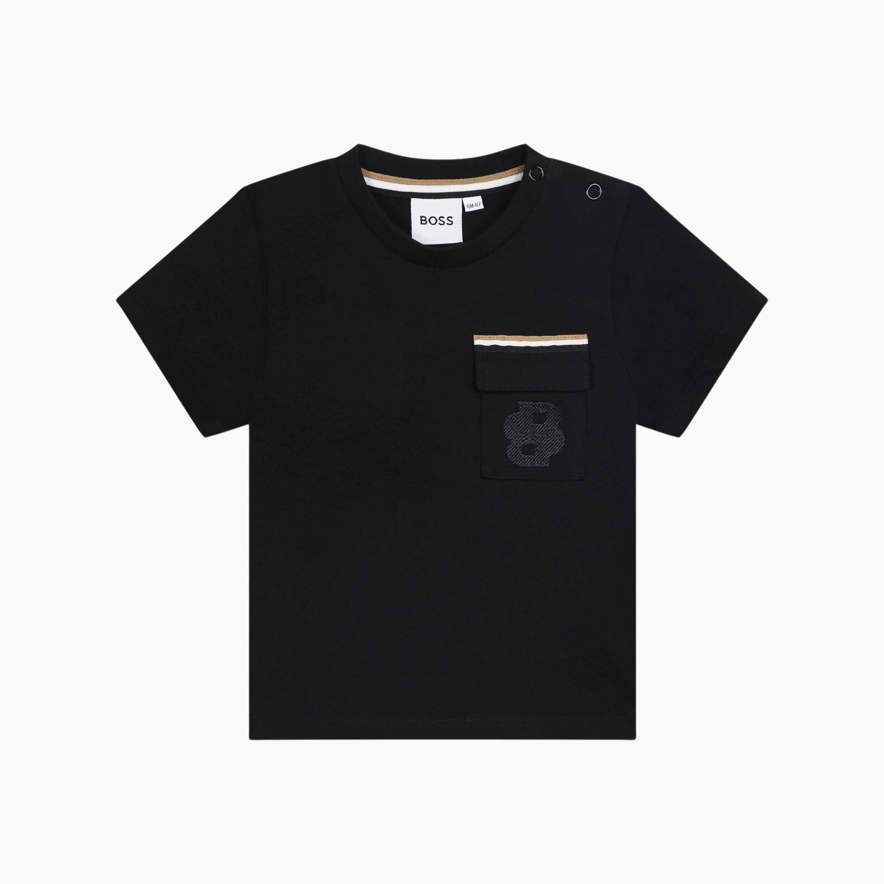 Boss Kids Iconic T-shirt in Black
