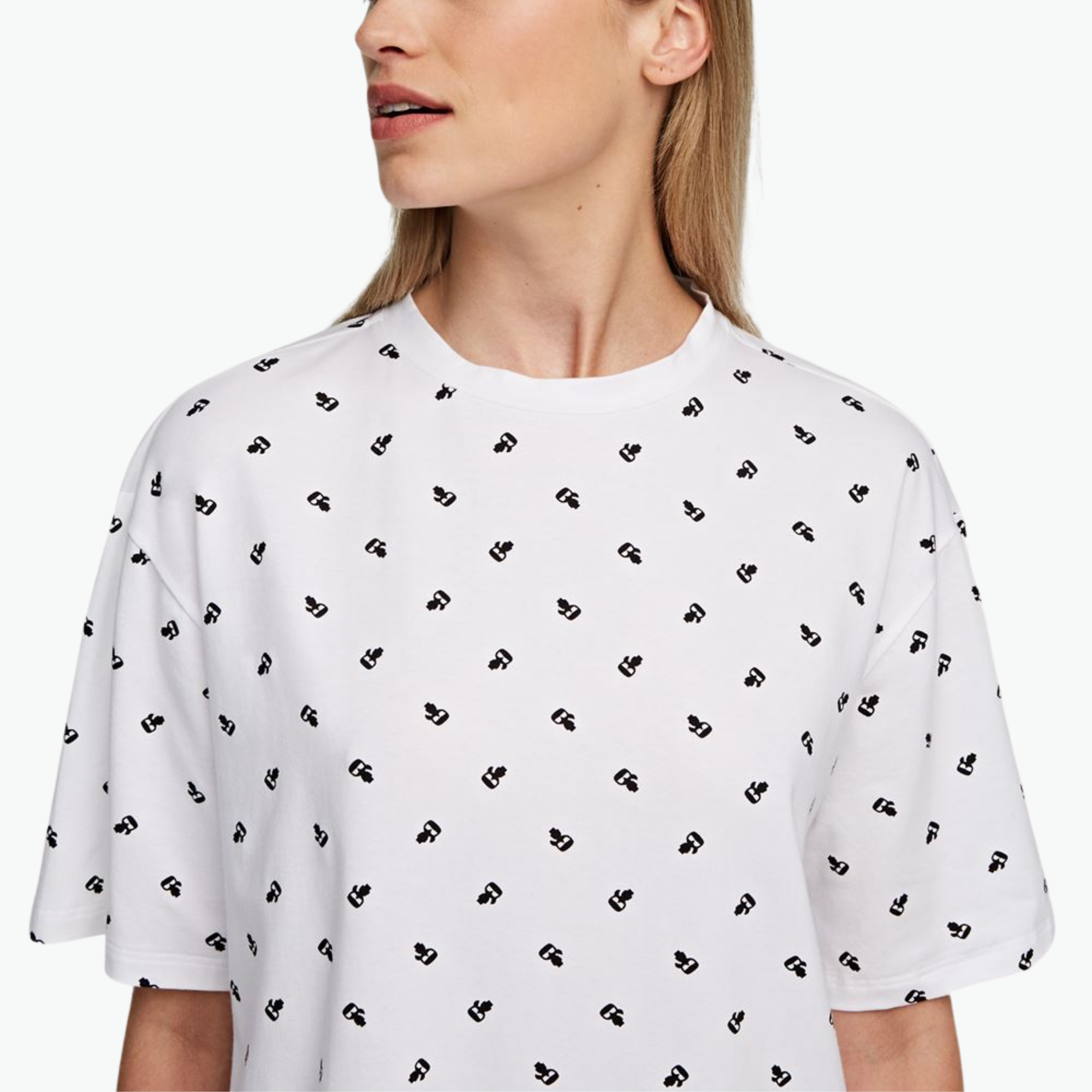 Karl Lagerfeld Ikonik White Dress