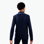 Boss Kids Long Sleeve Polo in Navy