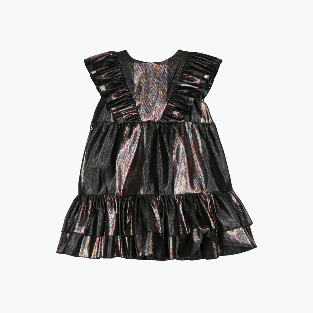 Wauw Capow Oline Striped Ruffle Dress