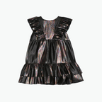 Wauw Capow Oline Striped Ruffle Dress