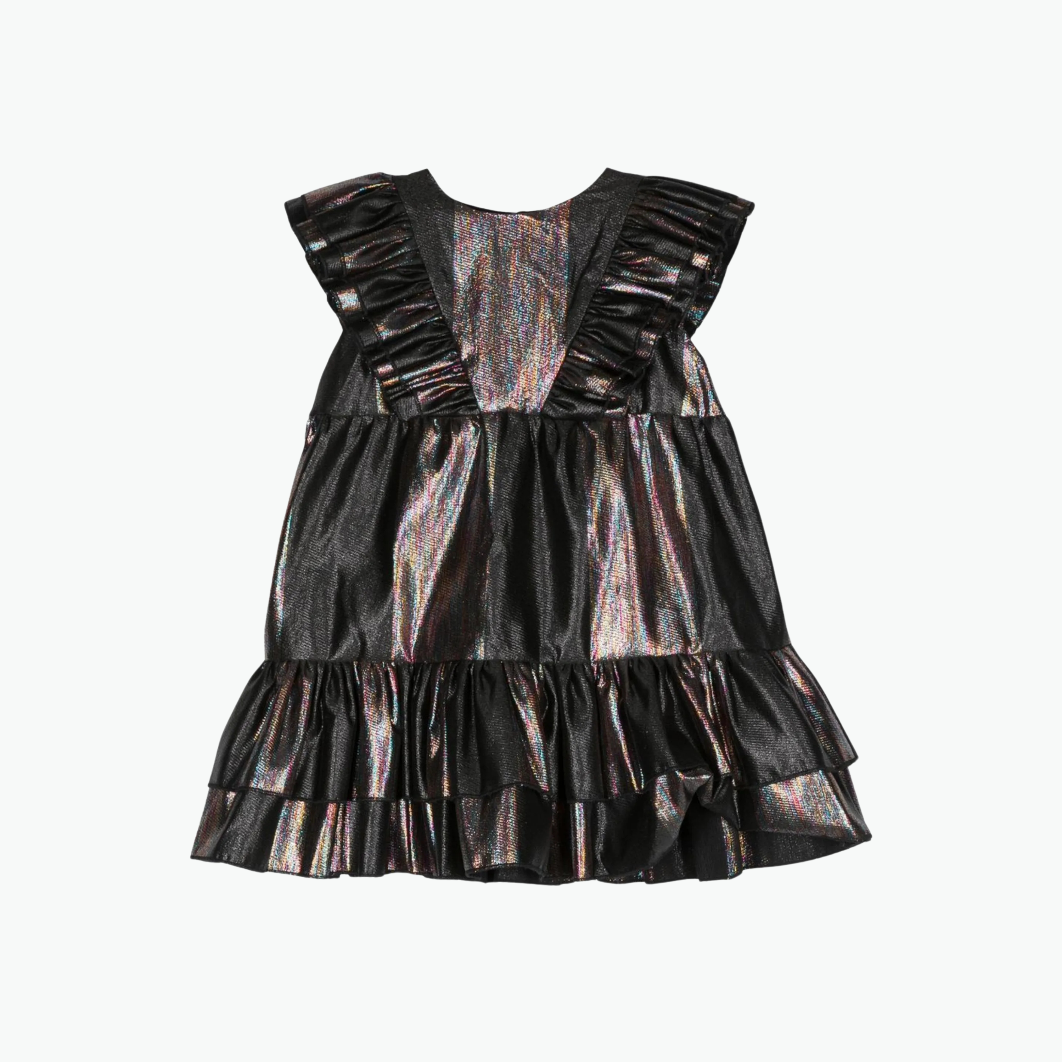 Wauw Capow Oline Striped Ruffle Dress